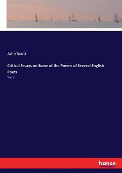 Paperback Critical Essays on Some of the Poems of Several English Poets: Vol. 2 Book