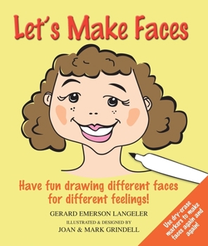 Spiral-bound Let's Make Faces Book