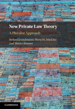 Paperback New Private Law Theory: A Pluralist Approach Book