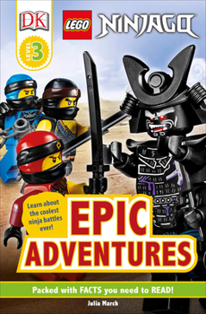 Paperback DK Readers Level 3: Lego Ninjago: Epic Adventures Book