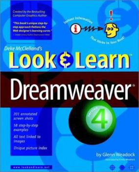 Paperback Deke McClelland's Look and Learn Dreamweaver? Book