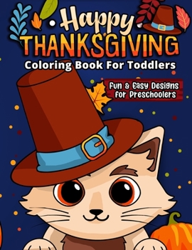 Paperback Happy Thanksgiving Coloring Book