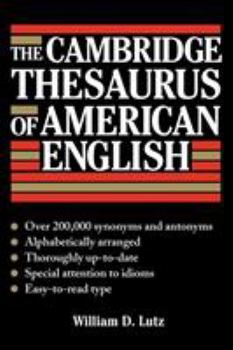 Hardcover The Cambridge Thesaurus of American English Book