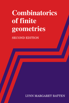 Paperback Combinatorics of Finite Geometries Book