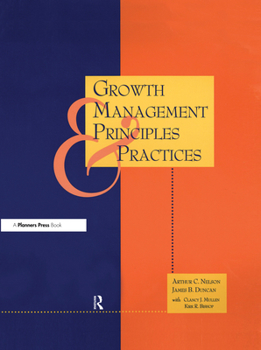 Hardcover Growth Management Principles and Practices Book