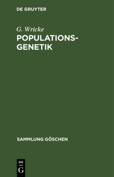 Hardcover Populationsgenetik [German] Book