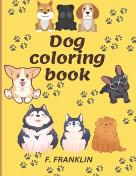 Paperback Dog coloring book