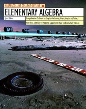 Paperback HarperCollins College Outline Elementary Algebra Book