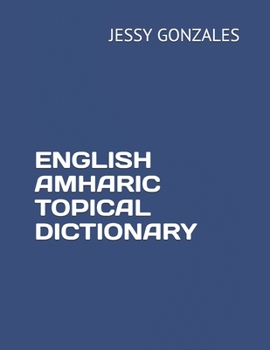 Paperback English Amharic Topical Dictionary Book