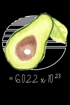 Paperback Composition Notebook: Funny Avogadro Number Chemistry Nerd Lined Notebook Journal Diary 6x9 Book