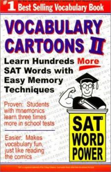 Paperback Vocabulary Cartoons II: Building an Educated Vocabulary with Sight and Sound Memory Aids Book