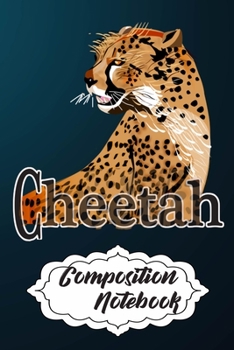 Composition Notebook: 110 Blank Lined Papers - 6x9 Personalized Customized Elephant Composition Notebook Journal Gift For Cheetah Lovers