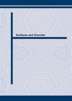 Hardcover Surface and Disorder Book
