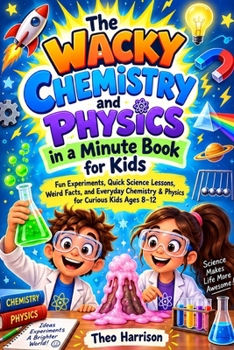 The Wacky Chemistry and Physics in a Minute Book for Kids: Fun Experiments, Quick Science Lessons, Weird Facts, and Everyday Chemistry & Physics for Curious Kids Ages 8–12