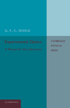 Paperback Experimental Optics: A Manual for the Laboratory Book