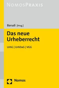 Paperback Das Neue Urheberrecht: Urhg / Urhdag / Vgg [German] Book