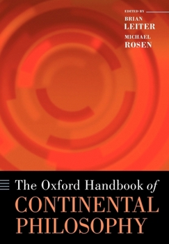 Paperback The Oxford Handbook of Continental Philosophy Book