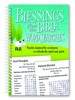 Spiral-bound Blessings from the Bible Word Searches Book