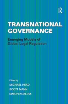 Hardcover Transnational Governance : Contemporary Legal Perspectives Book