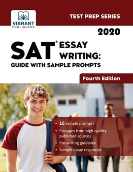 Paperback SAT Essay Writing Guide with Sample Prompts Book