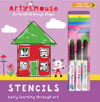 Paperback Stencils: Early Learning Through Art Book