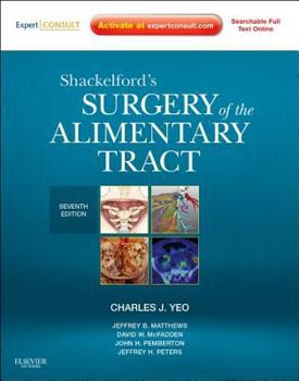 Hardcover Shackelford's Surgery of the Alimentary Tract - 2 Volume Set: Expert Consult - Online and Print Book