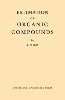 Hardcover Estimation Organic Compounds Book