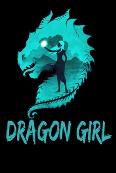 Paperback Dragon Girl: Only a Girl Who Loves Dragons Notebooks Running Jogging Log 6x9 100 noBleed Book