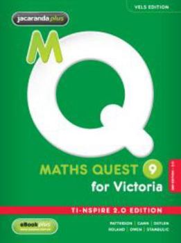 Paperback Maths Quest 9 for Victoria 3e Ti-Nspire 2.0 Edition + Ebookplus Book