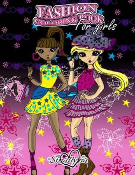 Paperback Fashion Coloring Book for Girls Book