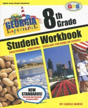 Paperback Georgia Experience 8th Grade Student Workbook Book