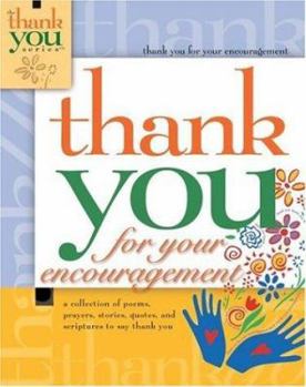 Hardcover Thank You for Your Encouragement Book