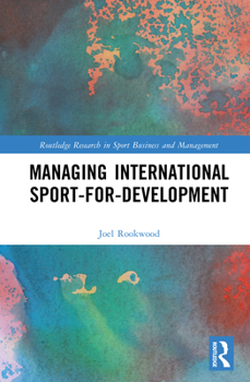 Hardcover Managing International Sport-For-Development Book
