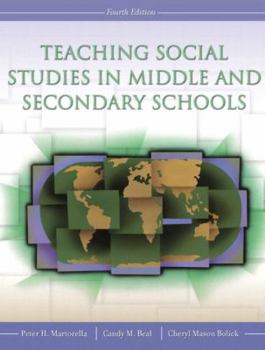 Hardcover Teaching Social Studies in Middle and Secondary Schools Book