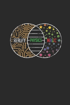 Paperback Reality Physics Magic: Dotted Bullet Notebook (6" x 9" - 120 pages) Simple Physics Notebook for Daily Journal, Diary, and Gift Book