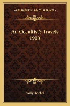 Paperback An Occultist's Travels 1908 Book