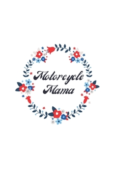 Paperback Motorcycle Mama: Monthly Planner Book