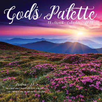 Calendar God's Palette 2026 Wall Calendar Book