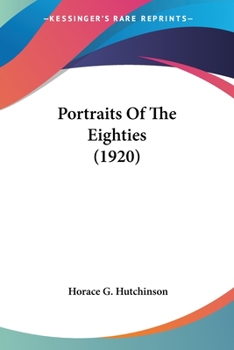 Paperback Portraits Of The Eighties (1920) Book