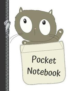 Paperback Pocket Notebook: Kitty Cat College Ruled Composition Writing Notebook Book