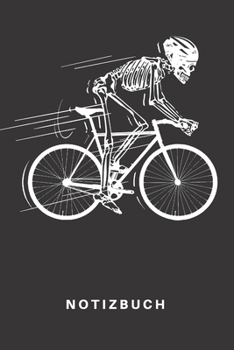 Notizbuch: Notizbuch Notizheft Schreibbuch 110 Seiten Punkteraster Punkte DIN A5 Fahrrad Bike Rad Radeln Biker Mountainbike Fahrradfahrer BMX E-Bike Fahren Mountainbiking Mountainbiker Fahrradkette Sk