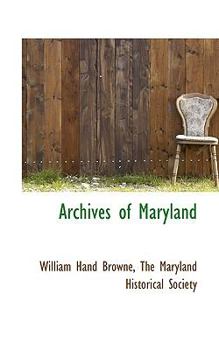 Paperback Archives of Maryland Book