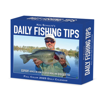 Calendar Ken Schultz's Daily Fishing Tips 2025 6.2 X 5.4 Box Calendar Book