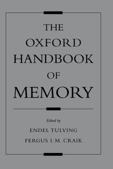 Hardcover The Oxford Handbook of Memory Book