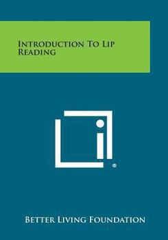 Paperback Introduction to Lip Reading Book