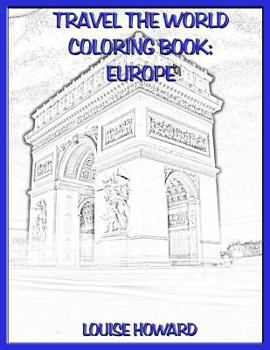 Paperback Travel the World coloring book: Europe Book