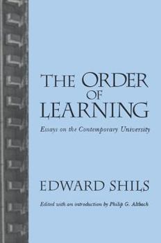 Hardcover Order of Learning: Essays on the Contemporary University Book