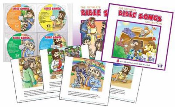 Paperback Ultimate Bible Songs with CD Book