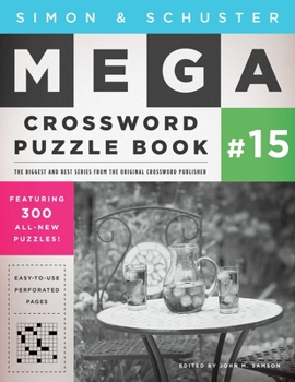Paperback Simon & Schuster Mega Crossword Puzzle Book #15 Book