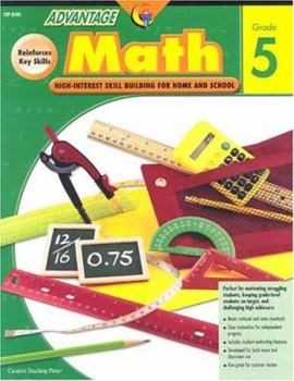 Paperback Advantage Math Grade 5 Book